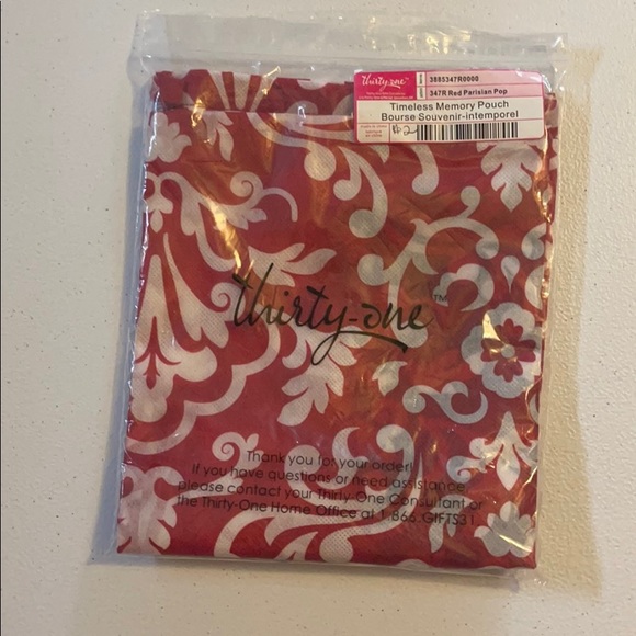 Thirty-one Timeless Memory Pouch— new in bag!